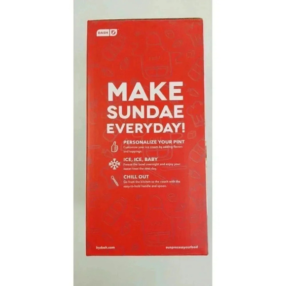 Dash My Pint Electric Portable Ice Cream Maker Personalize Your Ice Cream Flavor - Picture 2 of 8